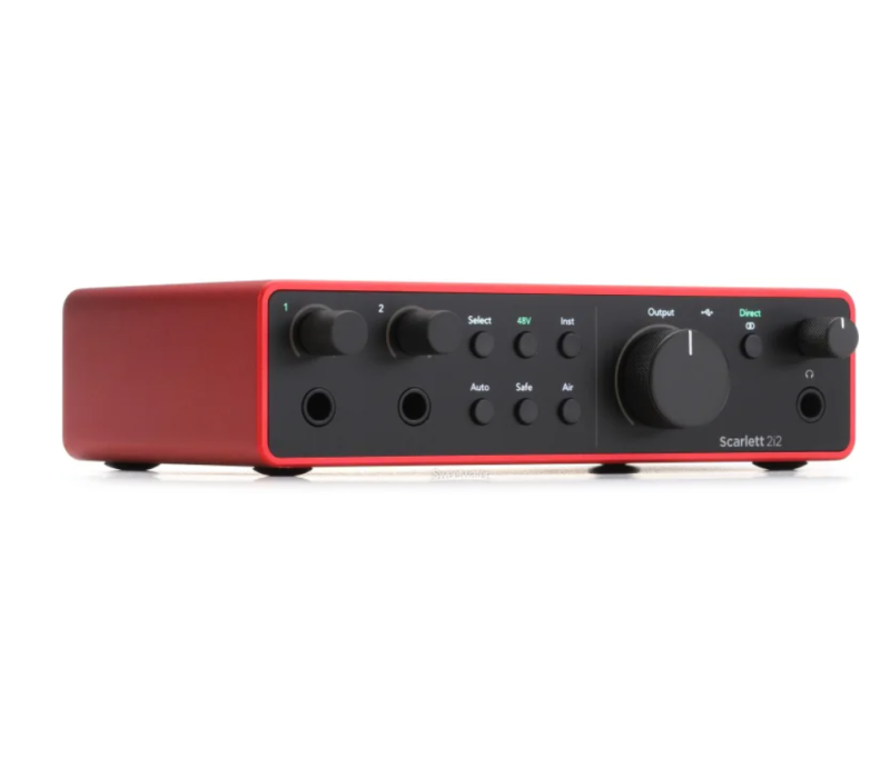 Focusrite Scarlett 2i2 USB Audio Interface (4th Gen)