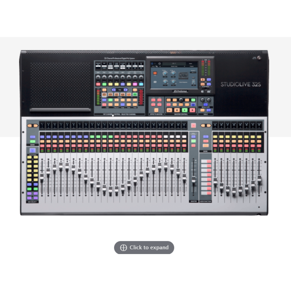PreSonus® StudioLive® Series III 32S Digital Console Mixer
