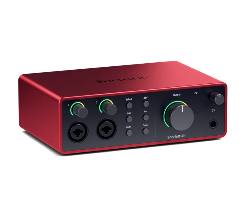 Focusrite Scarlett 4i4 USB Audio Interface (4th Gen)