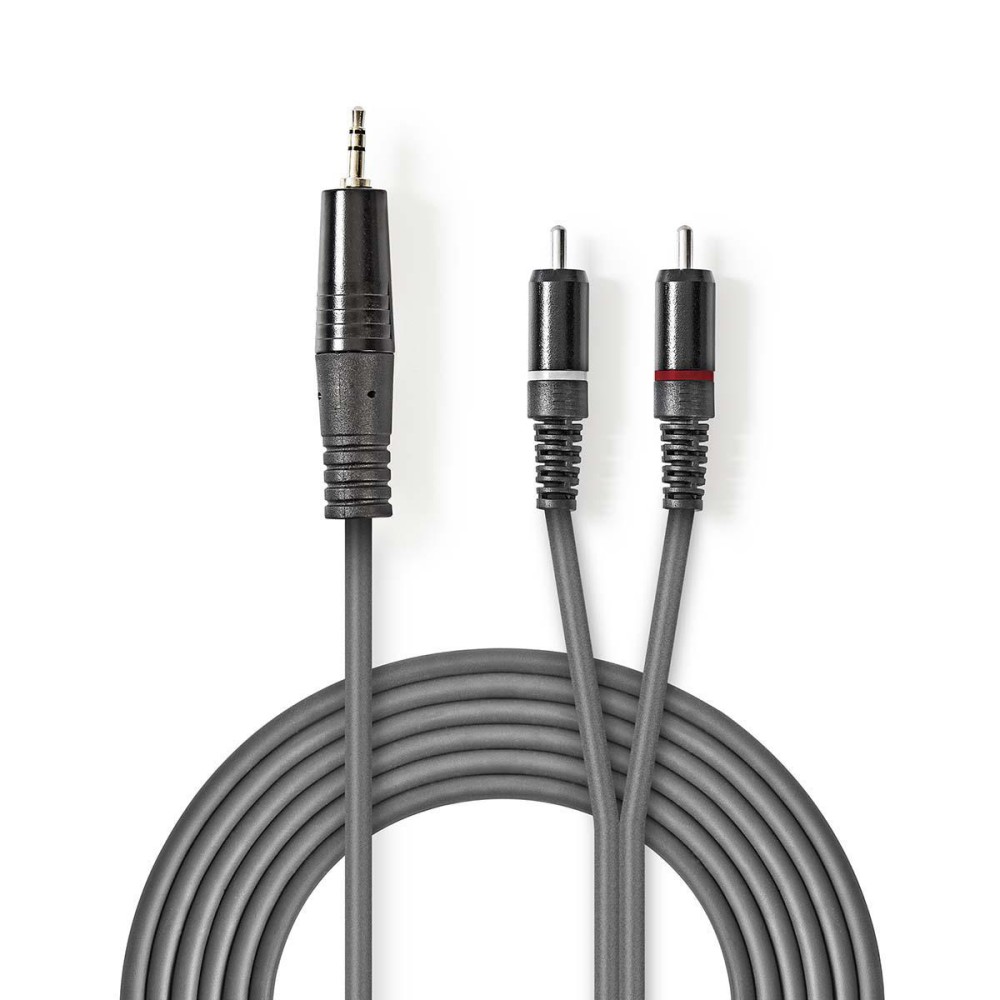 Nedis Stereo Audio Cable (2 x RCA - 3.5mm) 1.5M