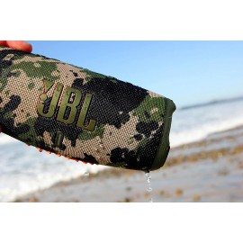 JBL CHARGE 5 - Portable Bluetooth Speaker with IP67 Waterproof and USB Charge out - SQUAD