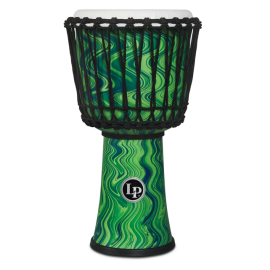 Latin Percussion 10" Rope Tuned Circle Djembe - Green