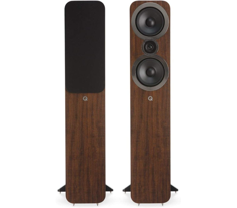 Q Acoustics 3050i QA3552 Floor Speakers in English Walnut