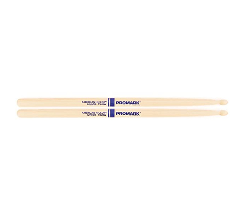 Promark TXJRW American Hickory Drum Sticks for Kids,