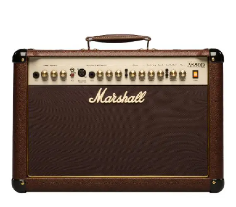 Marshall AS50D 50-watt 2x8 inch 2-channel Acoustic Combo - Brown