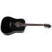 Aria AWN15BK Acoustic Guitar (Black)