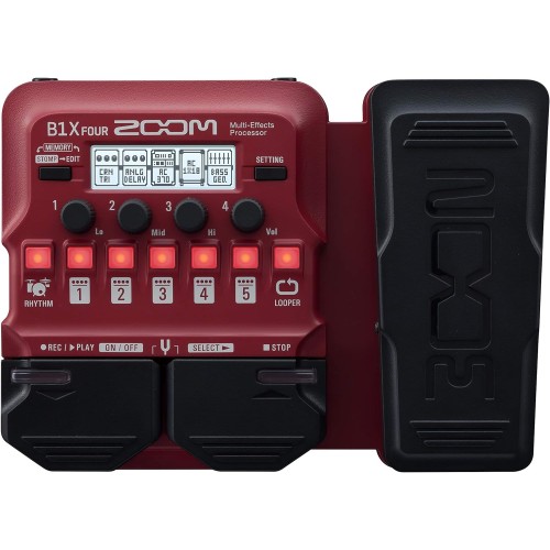 Zoom B1X FOUR Bass Multi-Effects Processor