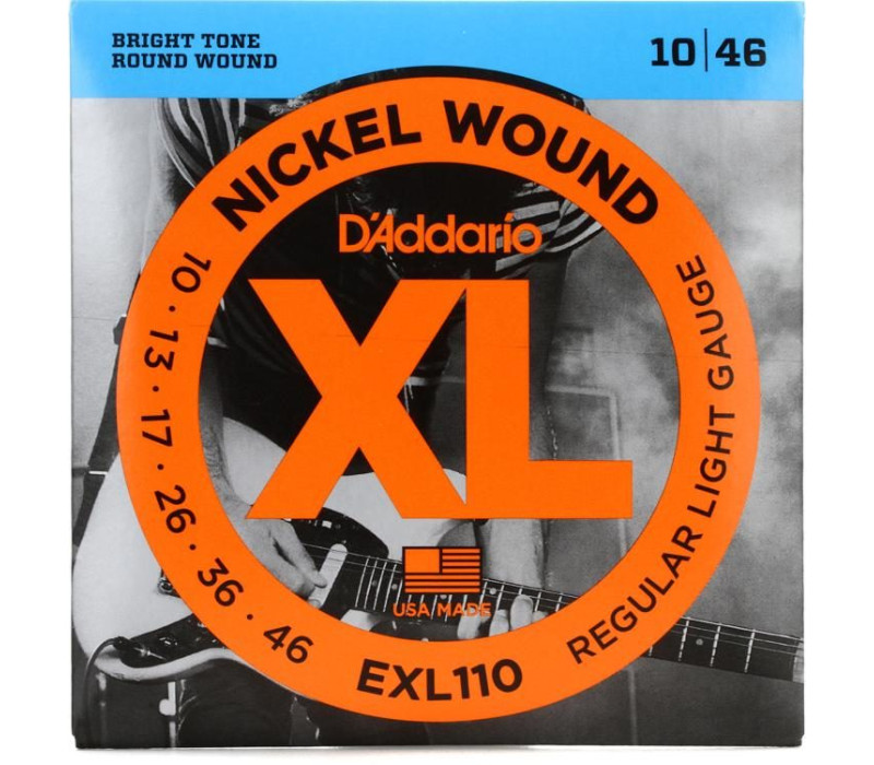 D'Addario EXL110 Nickel Wound | Electric Guitar Strings 10-46