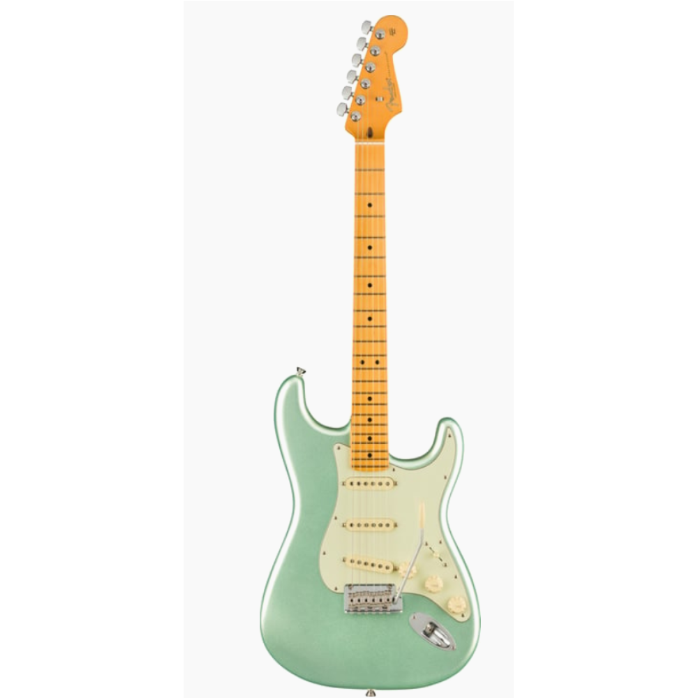 Fender American Professional II Stratocaster Electric Guitar - Maple in Mystic Surf Green