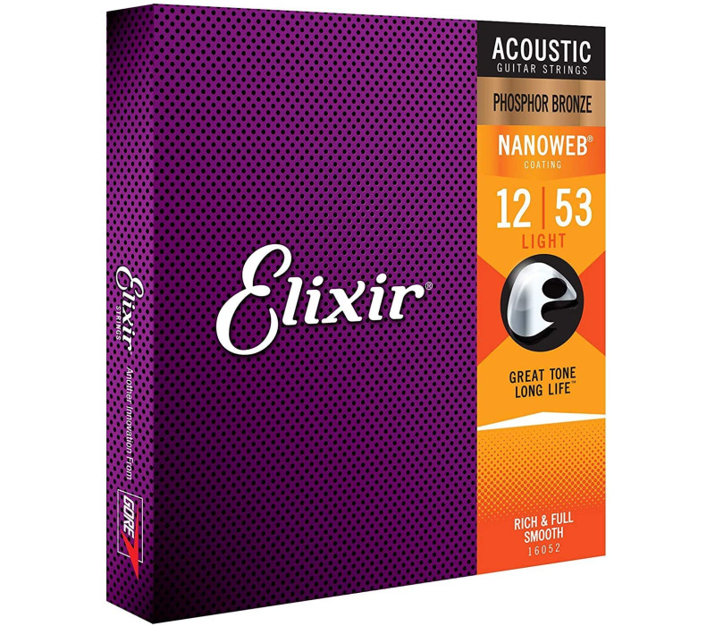 ELIXIR ACOUSTIC PHOSPHOR BRONZE WITH NANOWEB COATING - 16052