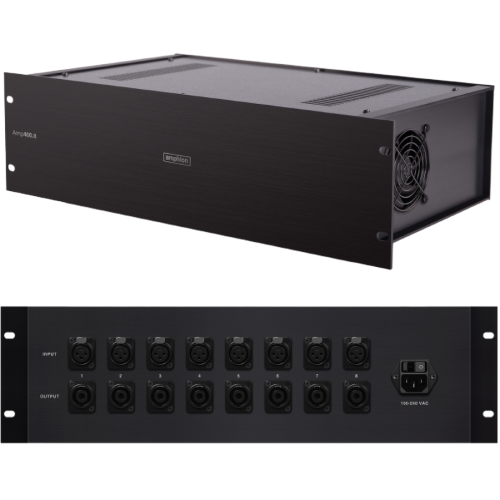 Amphion Amp400 wide variety configuration 8-channel amplifier