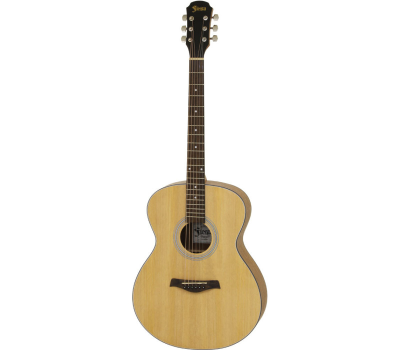 Aria FSTF65N Fiesta Series Folk Acoustic Guitar in Natural