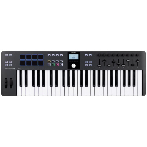 Arturia KeyLab Essential 49 Mk3 Black Midi Keyboard