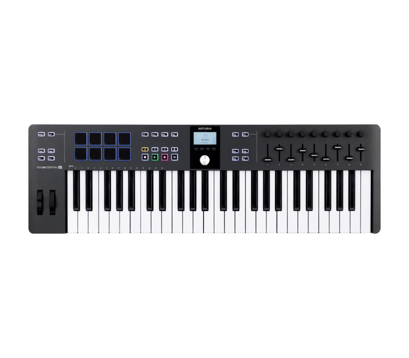 Arturia KeyLab Essential 49 Mk3 Black Midi Keyboard