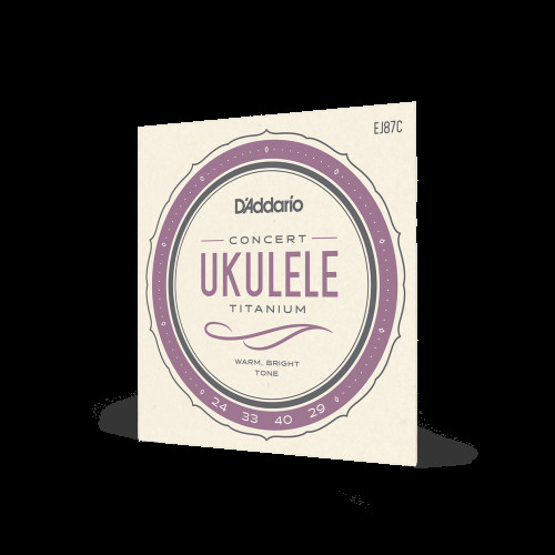 D'Addario EJ87C Titanium Ukulele Strings  (Concert)