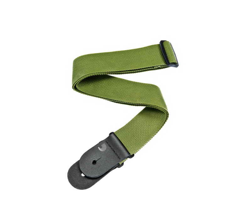 D'Addario Polypro Guitar Strap - Green