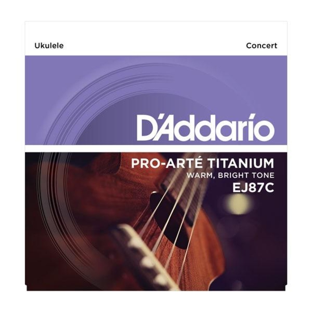 D'Addario EJ87C Titanium Ukulele Strings  (Concert)