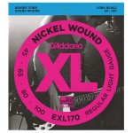 D'Addario  EXL170 Nickel Wound Bass Guitar Strings  