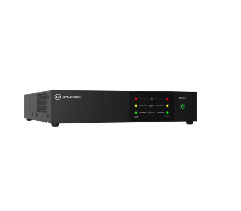 V600:2 2-channel power amplifier for commercial installations