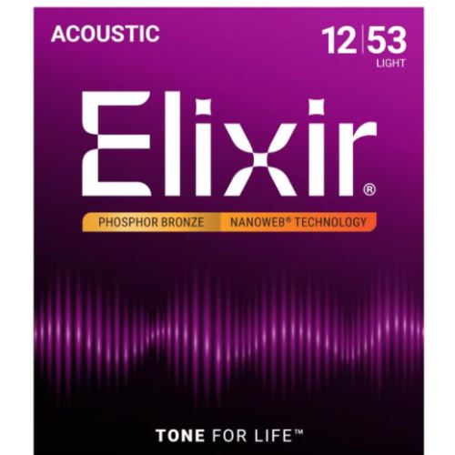 16052 - ELIXIR ACOUSTIC PHOSPHOR BRONZE WITH NANOWEB COATING