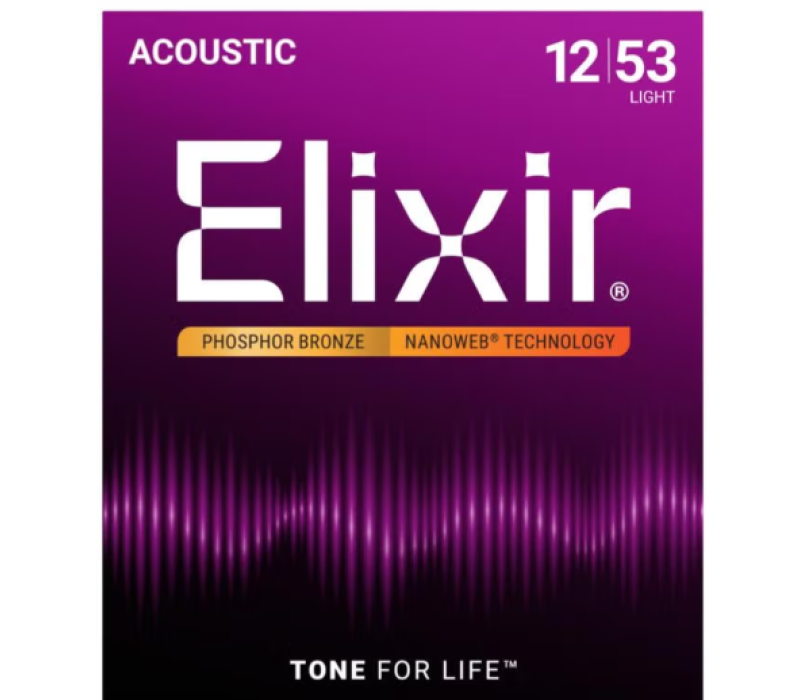 16052 - ELIXIR ACOUSTIC PHOSPHOR BRONZE WITH NANOWEB COATING