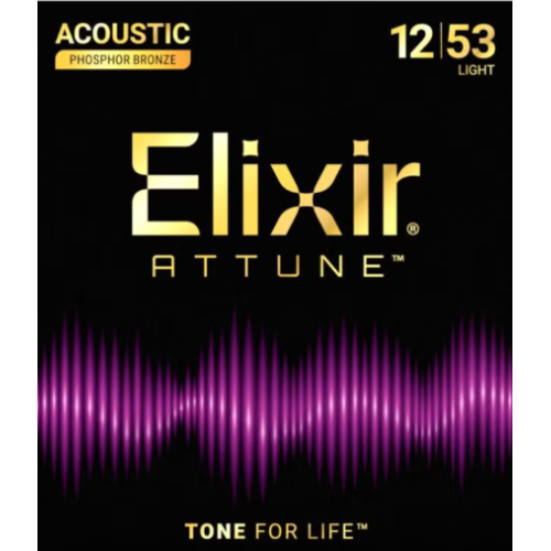 Elixir ATTUNE™ Phosphor Bronze Acoustic Guitar Strings - 21027