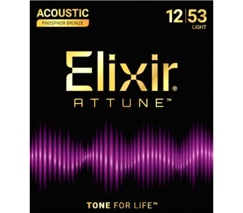 Elixir ATTUNE™ Phosphor Bronze Acoustic Guitar Strings - 21027