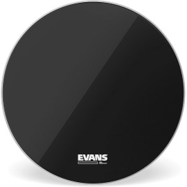 Evans Heads BD20RB-NP 20-Inch EQ3 Resonant Bass Drum Heads - Black Chrome