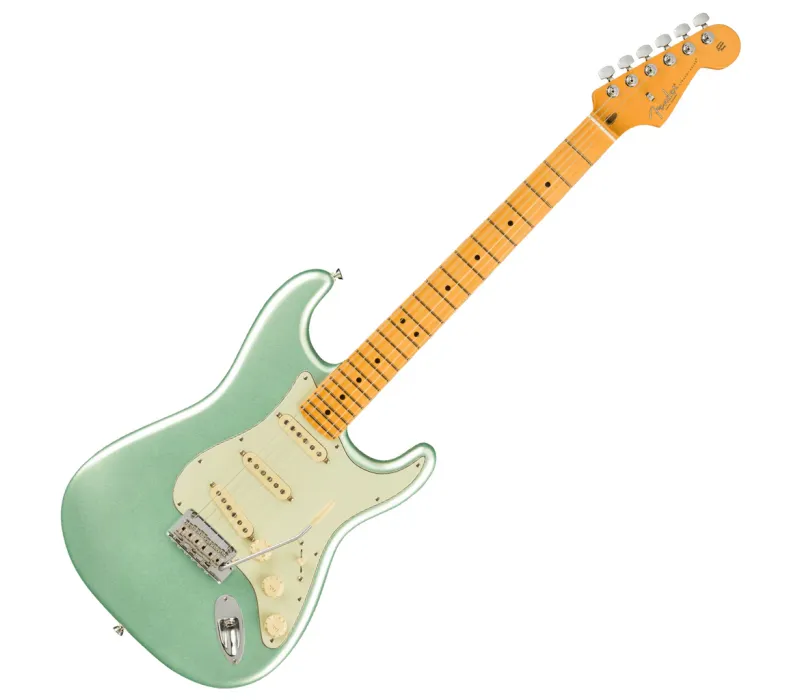 Fender American Professional II Stratocaster Electric Guitar - Maple in Mystic Surf Green