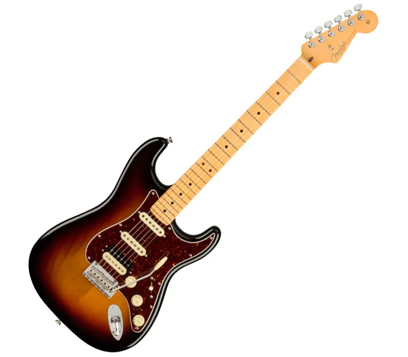 Fender American Professional II Stratocaster HSS Maple in 3 Tone Sunburst Electric Guitar