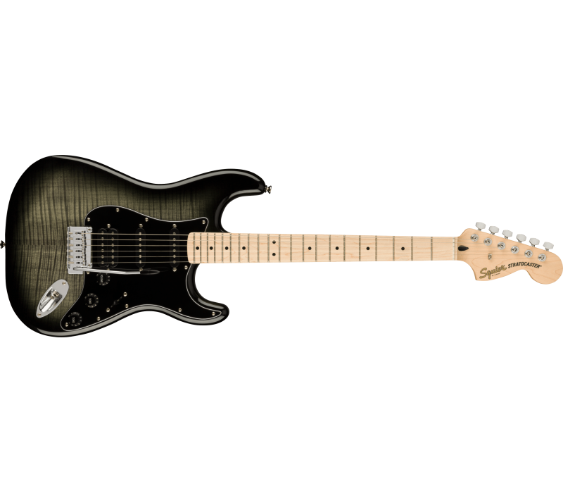 Fender Affinity Series® Stratocaster® FMT HSS Electric Guitar - Black Burst