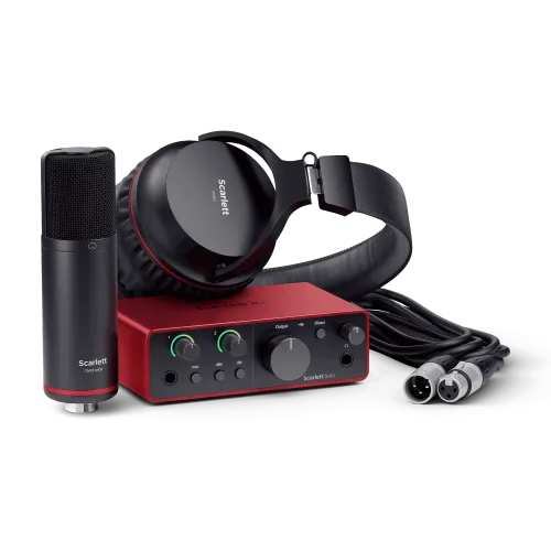 Focusrite Scarlett Solo Studio Bundle (4th Gen)