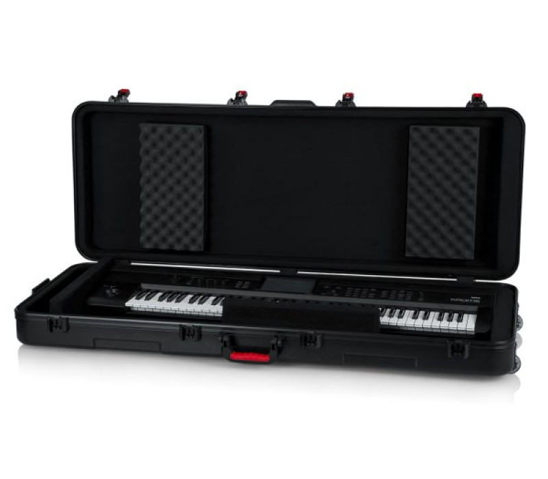 GTSAKEY76 Gator TSA ATA Molded 76-note Keyboard Case w/ Wheels