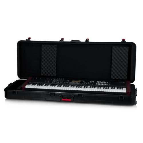 GTSAKEY88 Gator TSA Series ATA Molded Polyethylene Keyboard Case with Wheels for 88-note Keyboards