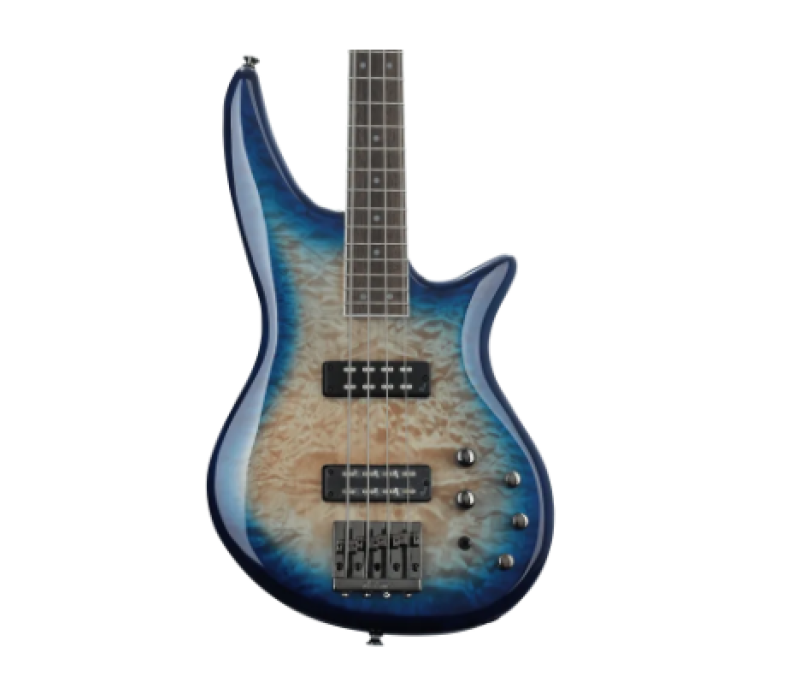 Jackson Spectra IV JS3Q Bass Guitar - Amber Blue Burst