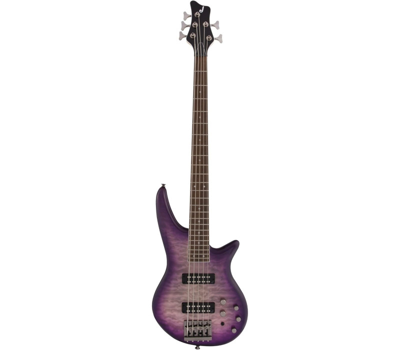 Jackson JS Series 5-String Spectra Bass JS3QV, Purple Phaze, Laurel Fingerboard