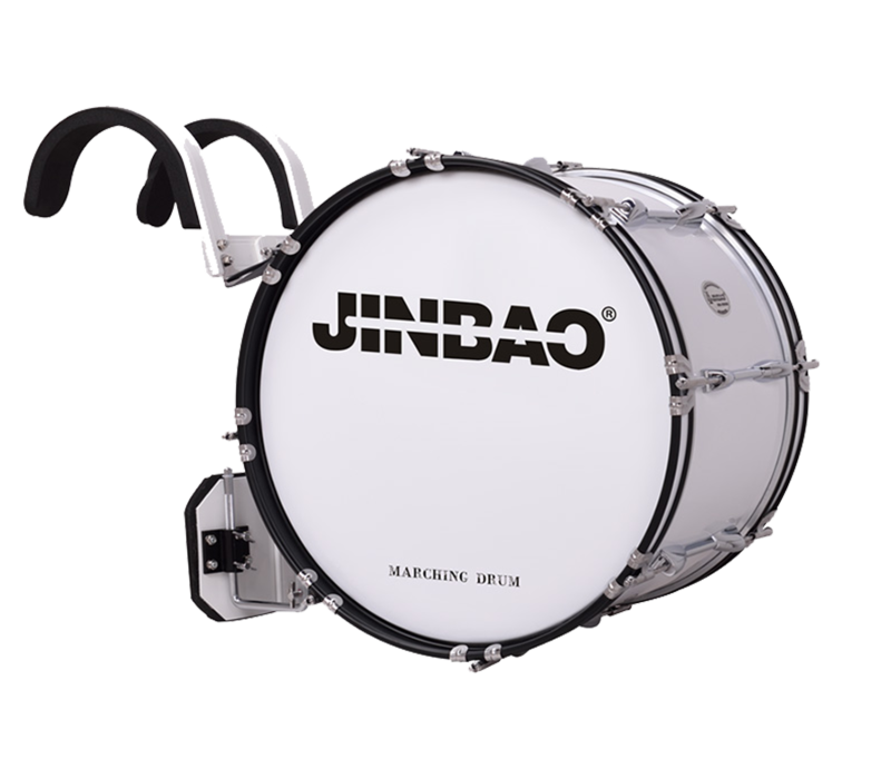 JINBAO JBMB-2412 MARCHING BASS DRUM WITH CARRIER AND MALLETS