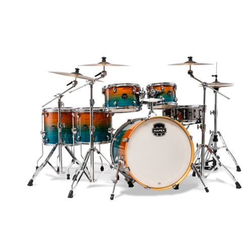 Mapex AR628SFUVJG Armory Shell Pack WITH HP8005 HARDWARE PACK - Ocean Sunset (JG) (WITHOUT CYMBALS & THRONE)