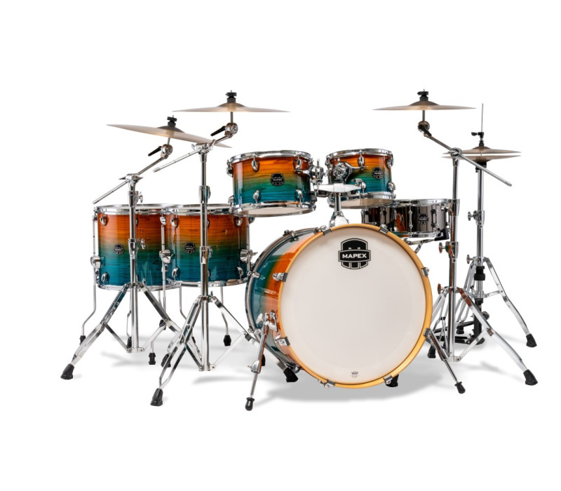 Mapex AR628SFUVJG Armory Shell Pack WITH HP8005 HARDWARE PACK - Ocean Sunset (JG) (WITHOUT CYMBALS & THRONE)