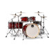 Mapex  AR628SFUVNR Armory Shell Pack WITH HP8005 HARDWARE PACK - Red Onyx Burst (NR) (WITHOUT CYMBALS & THRONE)