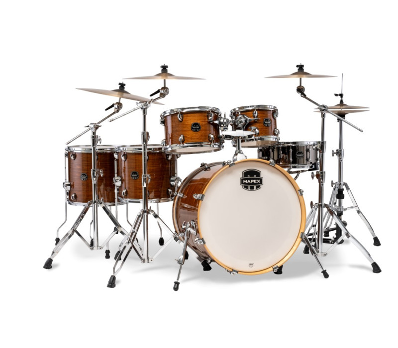 Mapex  AR628SFUVWJ Armory Shell Pack WITH HP8005 HARDWARE PACK - Roasted Chestnut (WJ) (WITHOUT CYMBALS & THRONE)