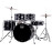 MAPEX CM5294FTCDK Comet Series Drum Set, Standard Size, Dark Black