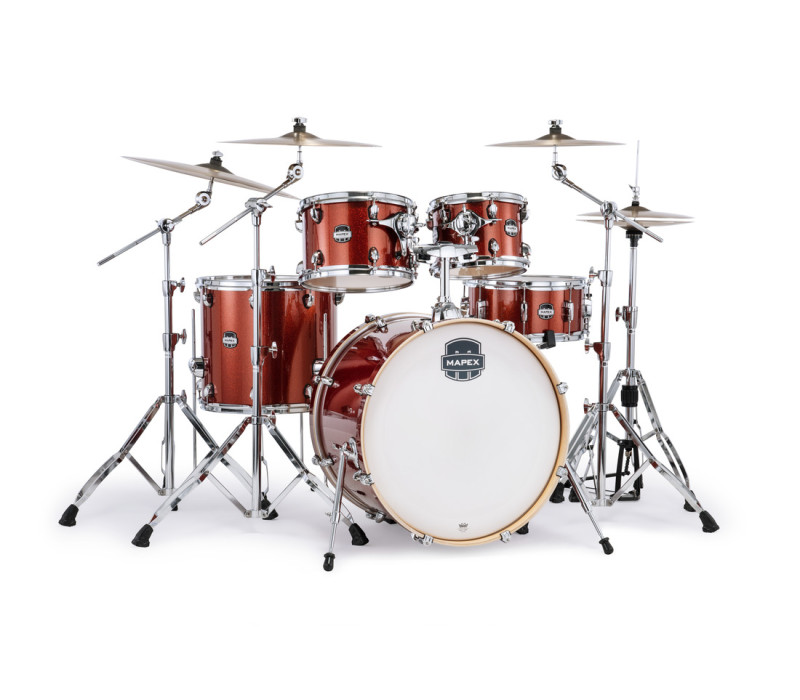 Mapex MA529SFOR MARS BIRCH DRUM SET (BLOOD ORANGE SPRAKLE)