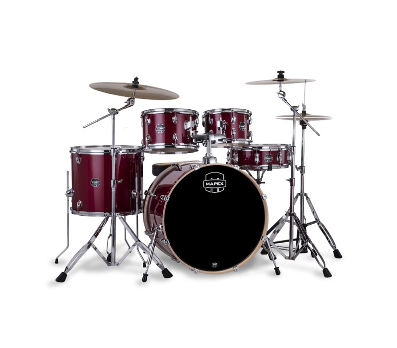 Mapex VE5295FTCVM Venus Drum Kit - Crimson Red Sparkle (VM)