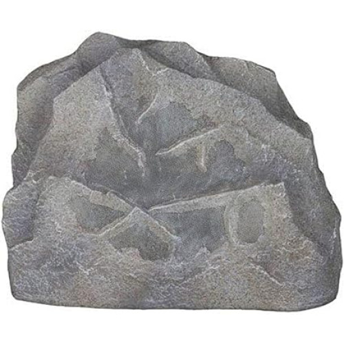 Sonance Model RK63 Granite Landscape Series Rock Outdoor Speakers, 6 1/2" (165mm) Polypropylene Cone with a Santoprene Surround, 5 Watts Minimum/100 Watts Maximum Power Handling