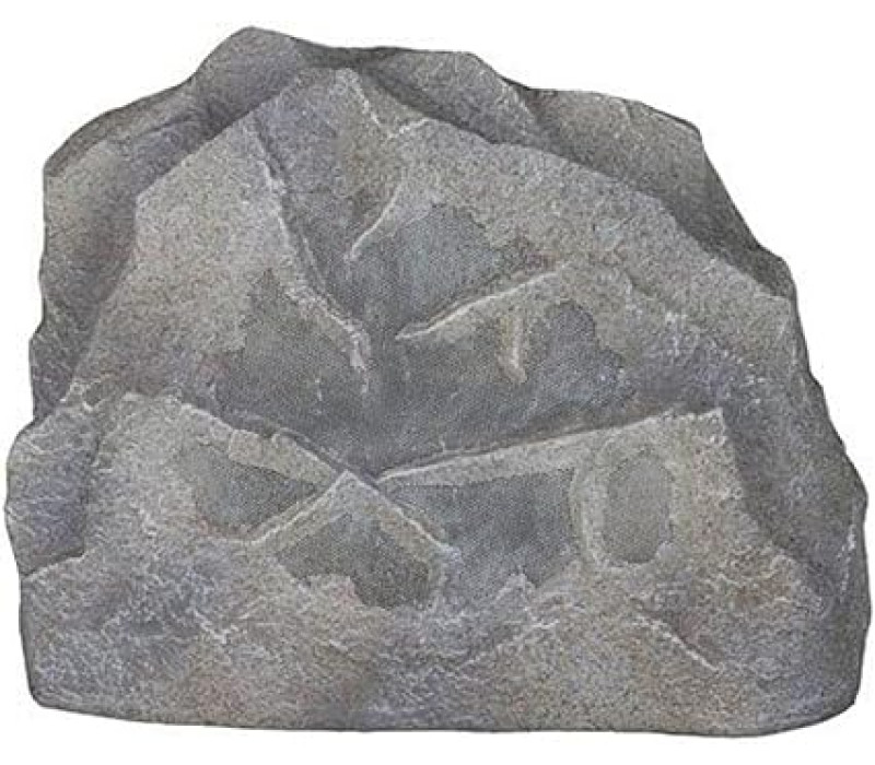 Sonance Model RK63 Granite Landscape Series Rock Outdoor Speakers, 6 1/2" (165mm) Polypropylene Cone with a Santoprene Surround, 5 Watts Minimum/100 Watts Maximum Power Handling