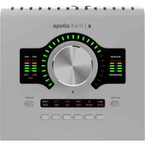 Universal Audio Apollo Twin X QUAD Gen 2 Thunderbolt 3 Audio Interface with Essential