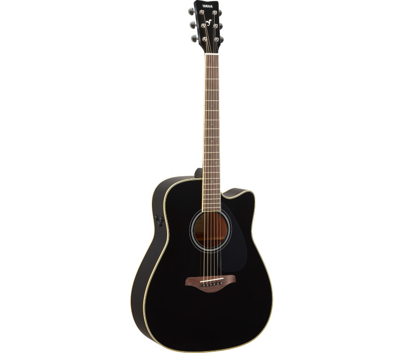 Yamaha FGC TA BLACK TransAcoustic Guitar (1st Gen)