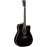 Yamaha FGX830C Solid Top Cutaway Acoustic-Electric Guitar, Rosewood Body, Dreadnought, Black