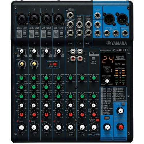 Yamaha MG10XU 10-Channel Mixer with Effects